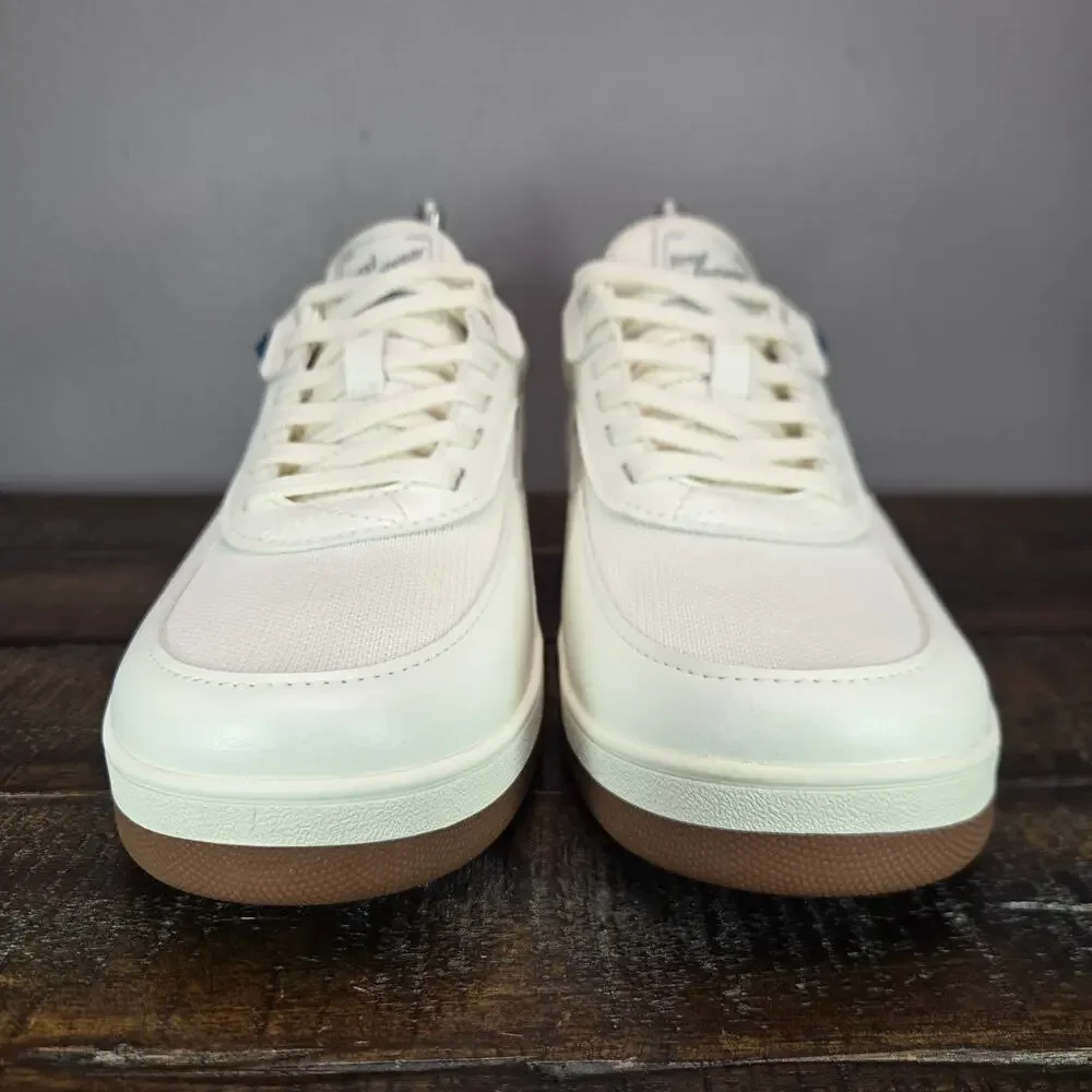 NEW Vessi Courtside Classic Mens Size 7 Waterproof Shoes Casual Off White